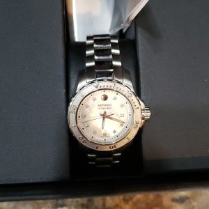 Movado opal face watch series 800